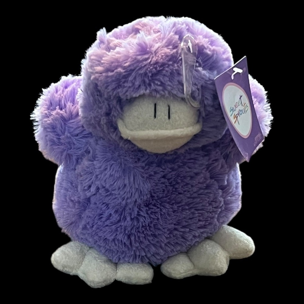 Animal Adventure Sweet Sprouts Purple Shaggy Monster Plush NWT 2015‎ 44014